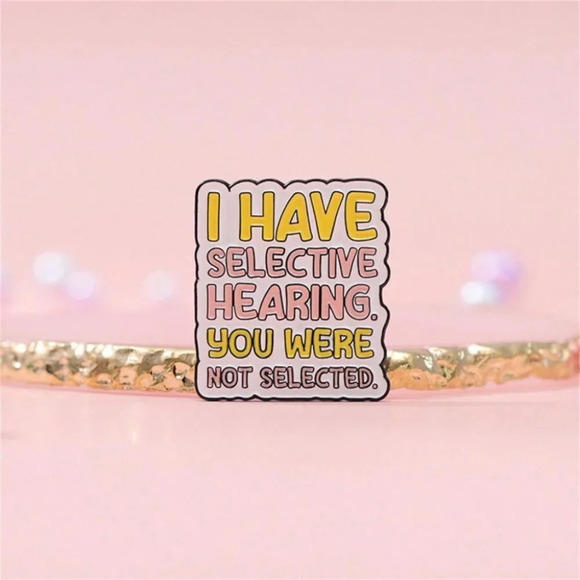 Phrase Quotes Enamel Pins My Alone Time Is For Your Safety Lapel Badge Brooches - Picture 4 of 5